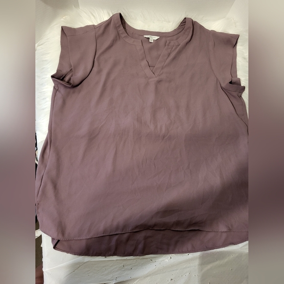 Essentials Women's Lavender Blouse, Size XXL - Picture 3 of 5
